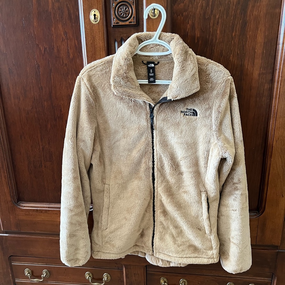 The North Face Women's Tan Teddy Fleece Jacket
